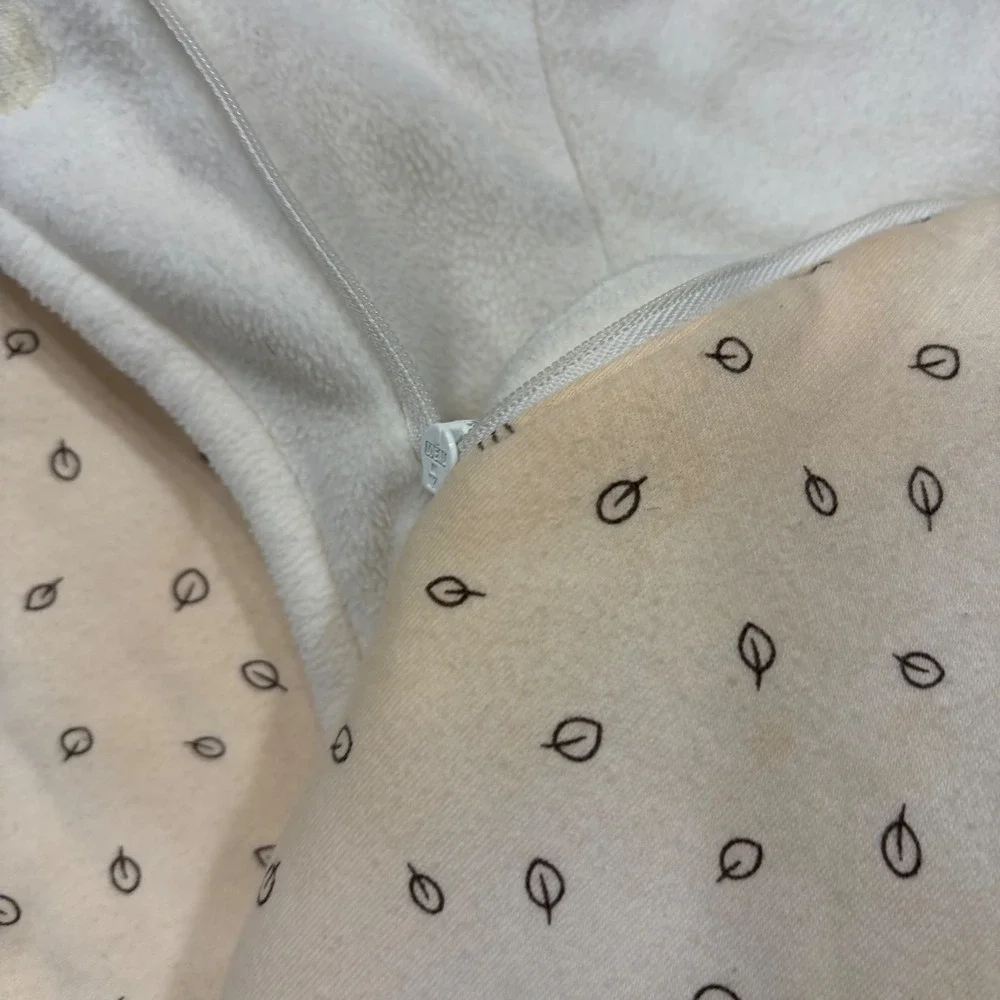 Vintage Disney Winnie the‎ Pooh Fleece Pram Snowsuit Hooded White 0-3 Months
